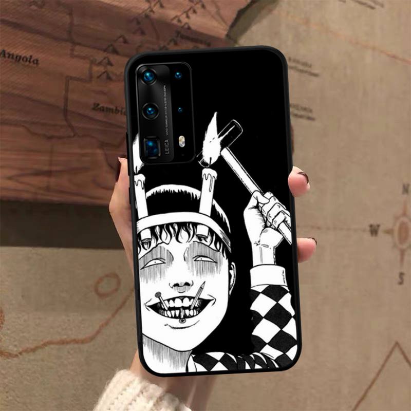 Чехол для телефона Junji Ito Terror Horror Anime для Huawei P50 P40 E P30 P20 Pro P10 Lite P Smart Y6 Nova3E Honor10