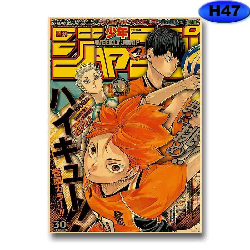 Винтажные аниме-плакаты «Атака Титанов/Demon Slayer/Jujutsu Kaisen Manga», эстетический постер, крафт-бумага, домашний декор, наклейки на стену
