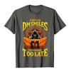 When The DM Smiles It's Already Too Late RPG Tabletop Gaming T-Shirt Street Men T Shirts On Sale Cotton Tops Tees Slim Fit
