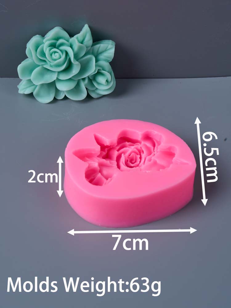 3D Гардения Плюмерия Цветок Силиконовая Форма для Свечей DIY Мыло Ручной Работы Гипсовые Формы для Смолы Инструмент для Выпечки Шоколадного Торта Свадебные Подарки