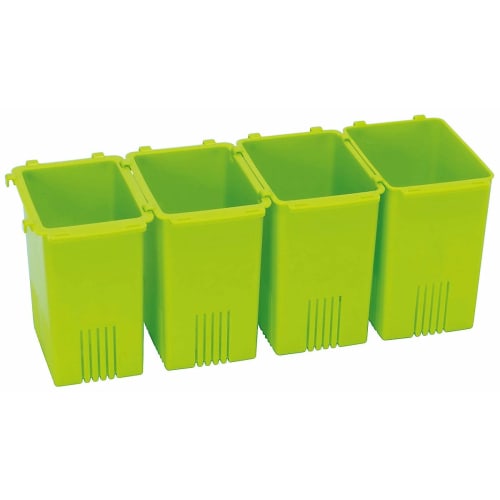 Skater Refrigerator Storage Case Vegetable Compartment Organizing Case Interlocking Set of 4 Made In Japan FVR1