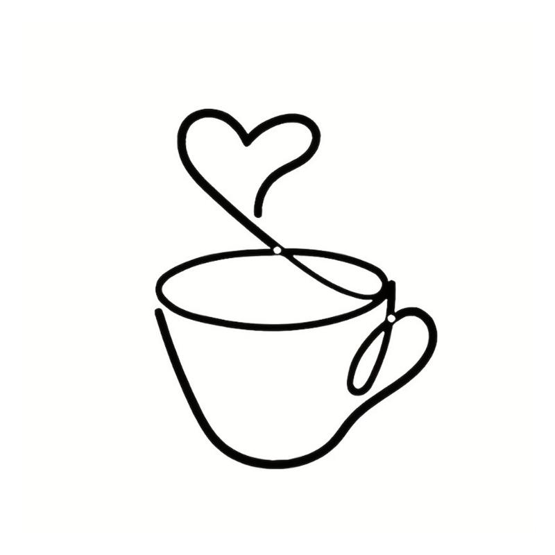 652F Metal Coffee Sign Wall Decors for Home Kitchen Cafe Restaurant Coffee Station Gift for Coffee Lover Birthday Christmas