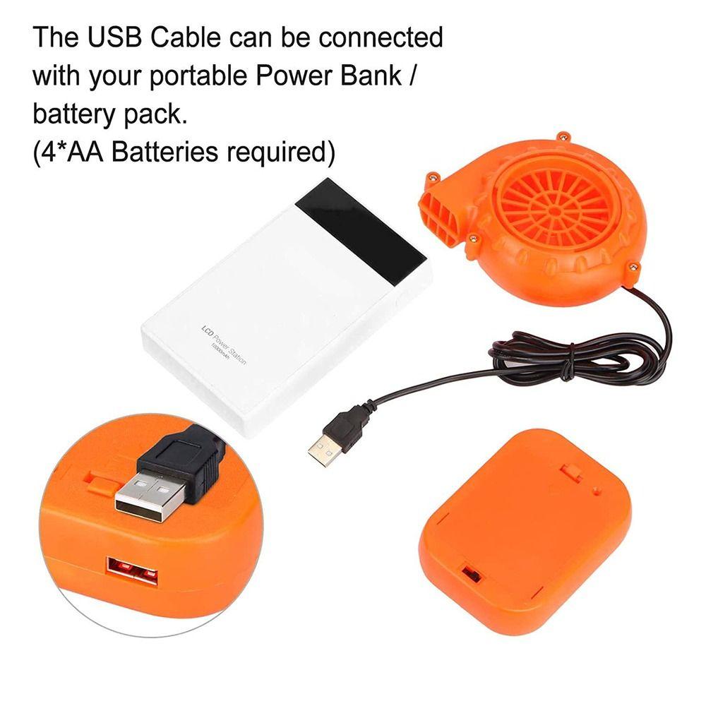 Вентилятор для костюма на батарейках Мини-вентилятор Аксессуары для вентилятора Надувной воздуходув