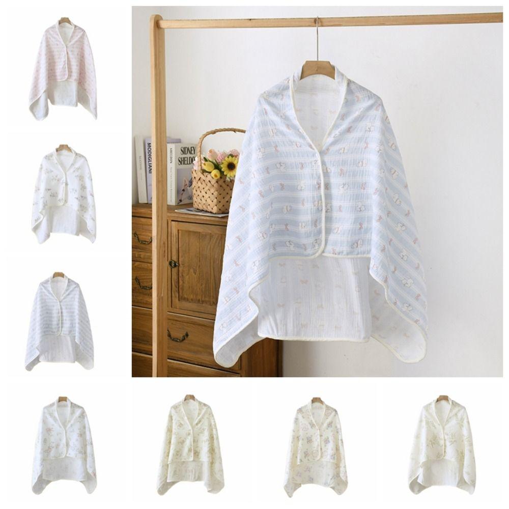Floral Printed Cotton Mother Cape Blanket Outdoor Nursing Towel Breastfeeding Accessories