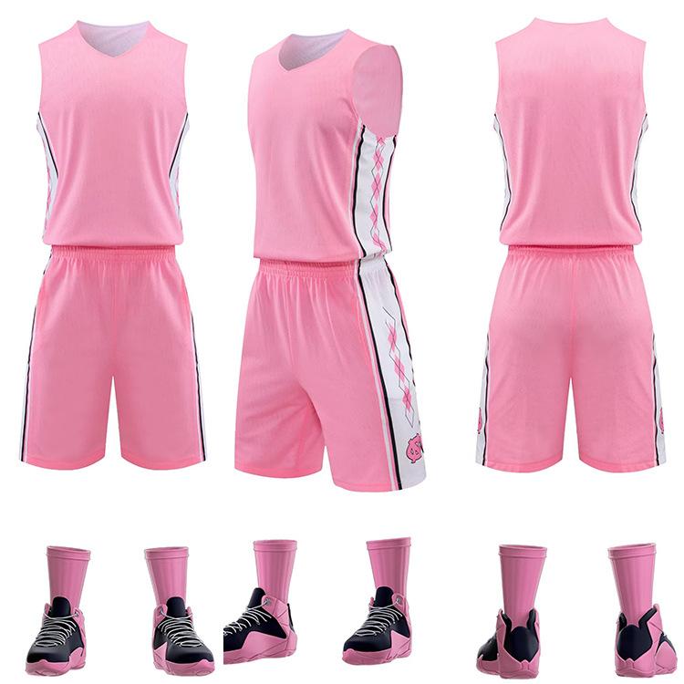 Double-Sided Basketball Suit, College Student Adult Double-Sided Jersey, Personalized Two-Sided Wear, Game Training Clothing, Boys And Children