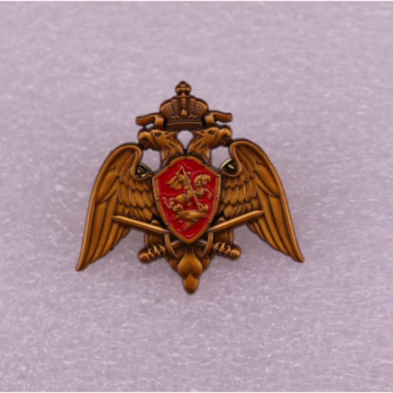 1 шт. Российский государственный герб металлическая булавка классическая брошь двуглавый орел ретро патриотический аксессуар СССР