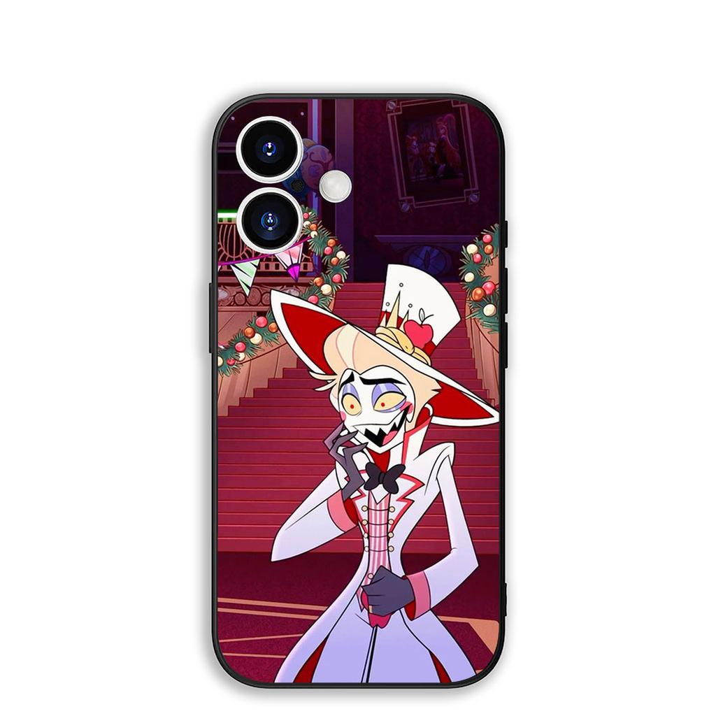 for Samsung Galaxy Note 20 Ultra 10 8 9 S10 Plus Lite S8 A70 A24 A25 A37 A57 A51 Case Dust H-Hazbin Alastor Hotels Charile Angel