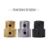 2 Sets Dual Concentric Stacked Control Knobs for Electric Bass Guitars Gold