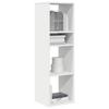 VidaXL Bookcase White 34x31x112 Cm Engineered Wood, Storage Cabinet, Storage Shelf, Shelving Unit, 860283