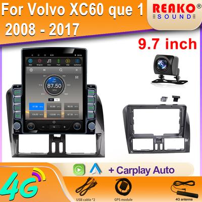 9,7-дюймовый вертикальный экран Tesla автомобильное радио для Volvo XC60 que 1 2008 - 2017 GPS навигация мультимедиа видеоплеер Carplay 2din