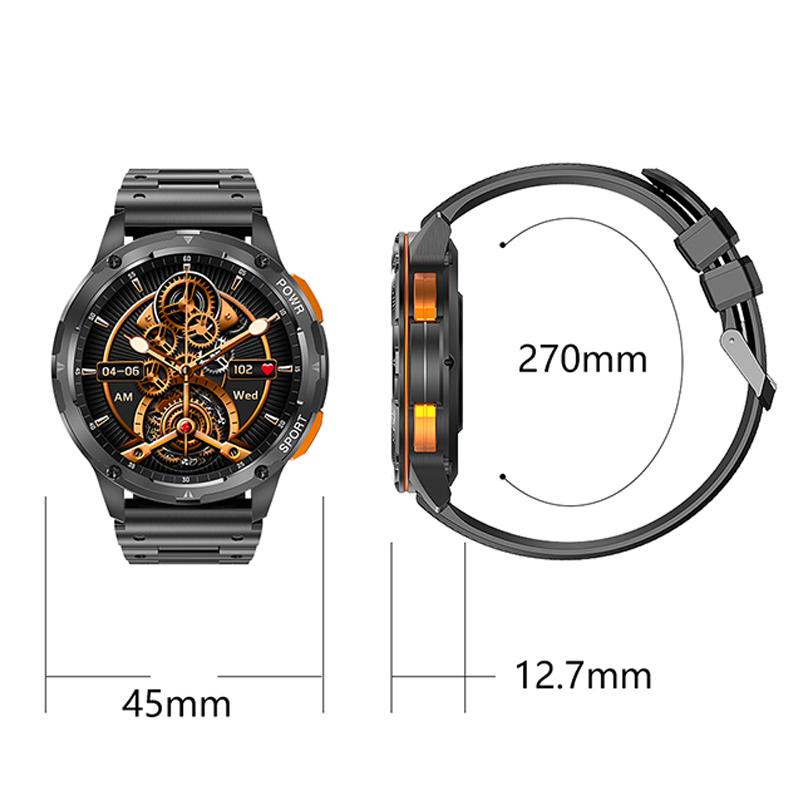 Smart Watches IP67 1.43 Inch Screen Waterproof Men's Watches Sports Watches High-definition Large-screen Low-power Waterproof Watches