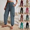 Женские брюки-карго с кулиской на талии, модель Jogger, однотонные, повседневные