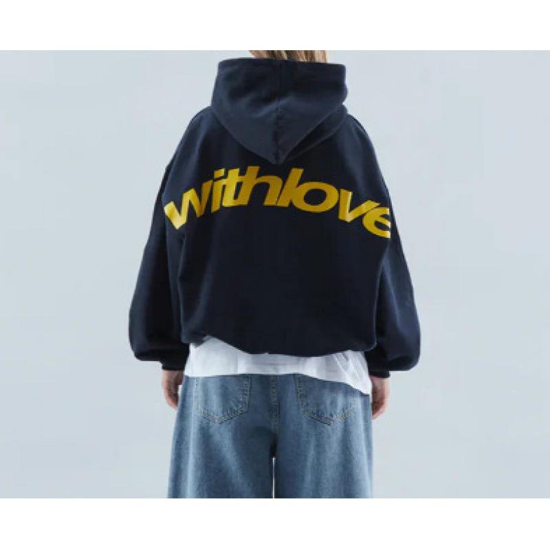 Women's American Retro Printed Hooded Sweatshirt – Trendy Hip Hop Style for Spring & Autumn
