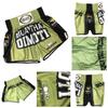 Muay Thai Kickboxing Boxing MMA UFC Green Black Casual Shorts Gym Sport Unisex Men Women Fitness Workout Quick Dry Print Elastic High Waist Training