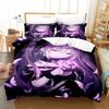 3D Printed Uruha Rushia Hololive Butterfly Girl Bedding Set Boys Girls Twin Queen Size Duvet Cover Pillowcase Bed Kids Adult