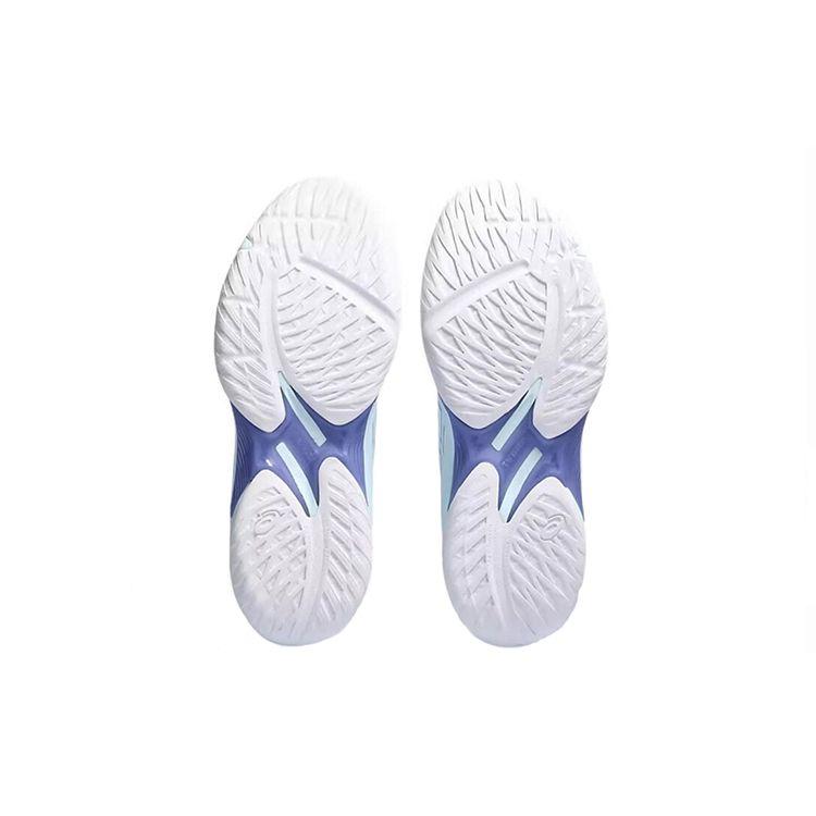 Asics Beyond FF Cushioning Breathable Lightweight Low-Top Badminton Shoes Women Shoes White Aqua 1072A095-100