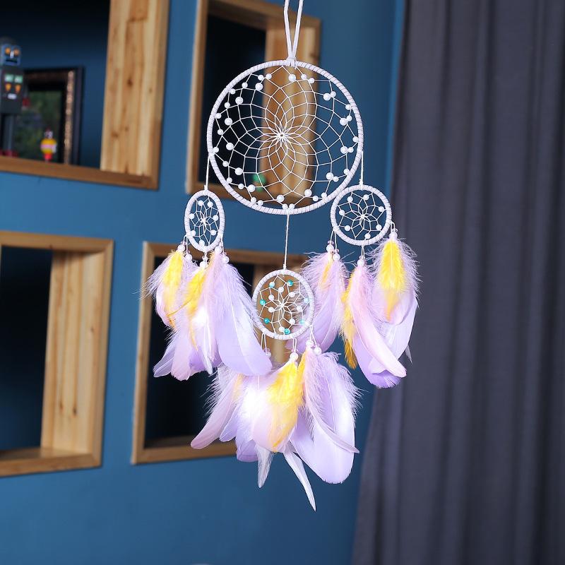 Dreamcatcher Fashion Indian Hanging Ornaments Girls' Heart Home Pendant Photography Props Creative Crafts Gifts