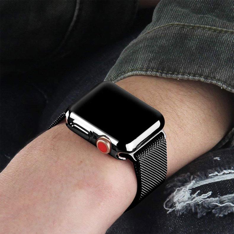 Защитная пленка для корпуса Apple Watch 9 8 45мм 41мм 44мм 40мм Бампер из ТПУ Чехол 42мм 38мм Аксессуары Apple Watch Series 7 SE 6 3