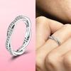 925 Silver Stackable Infinite Heart Daisy Flower Ring For Women Girl Original Silver 925 Rings Jewelry Gift