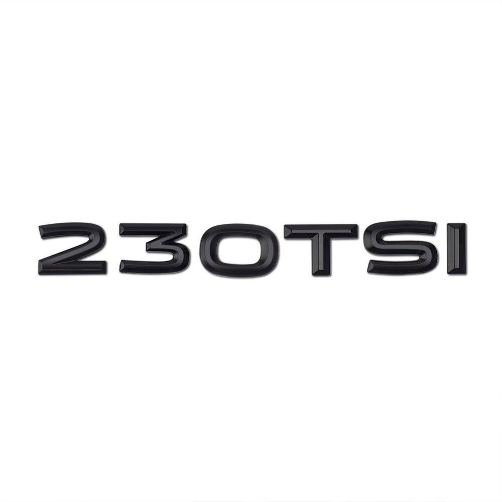 230TSI 280TSI 330TSI 380TSI автомобильный логотип наклейка багажник эмблема значок наклейка для гольфа Touareg Jetta Passat CC Vento Bora Beetle Polo