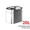 Топливная канистра из нержавеющей стали 410 объемом 5 л / 10 л / 20 л для автомобилей и кемпинга