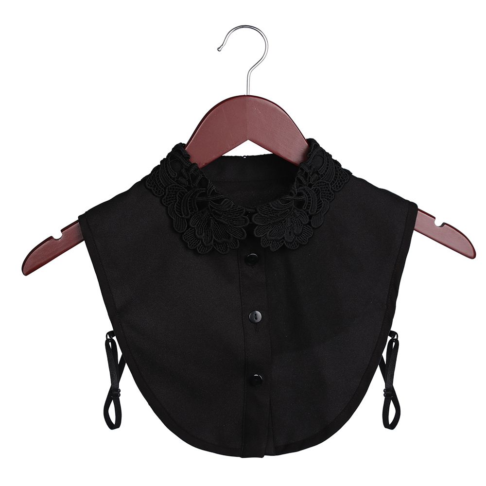 Classic Cowboy Leopard Grain Lapel Cotton Clothes Accessories Shirt Fake Collar Blouse False Collar