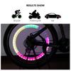 2 шт. Декоративные светодиодные лампы для колес велосипеда, RGB, водонепроницаемые, для электровелосипеда, MTB, спиц, клапанов, ночная безопасность, предупреждающее освещение