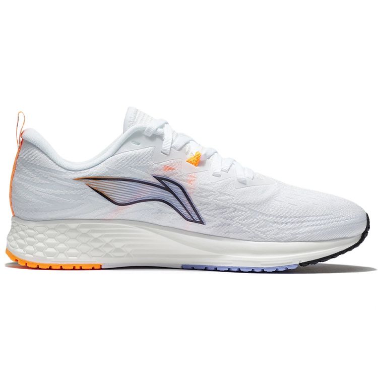 Li-Ning Chitu 4.0 White Neon Soft Orange Мужские кроссовки Standard-White Black ARMS005-4