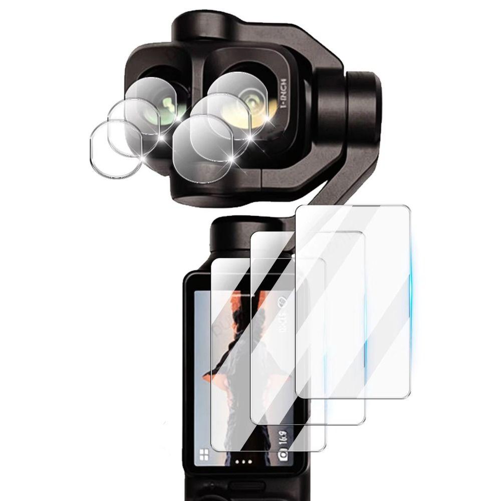 Закаленное Стекло Защитные Пленки HD для Объектива Камеры Gimbal DJI Osmo Pocket 4P