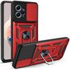 Armored case for Xiaomi Redmi Note 12 4G, CamShield Slide, red