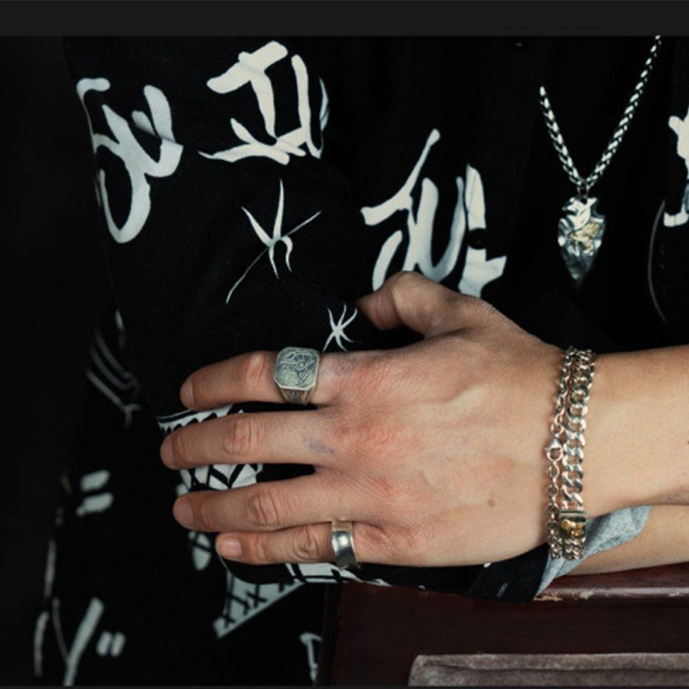 Wear Open Rings Gift Eye of Horus Ring Egyptian Gods Ring Men Jewelry Accessories Death Anubis Ring