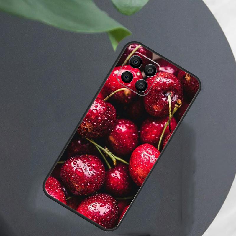 Food Fruit Red Cherry For Honor Magic 7 Lite 6 8 Case For Honor 200 400 Pro 90 70 50 X8c X8b X9a X9b X9c X9d Win RT