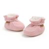 with Gripper Baby Winter Boots 0-18M Non Slip Boots Cute Cotton Shoes