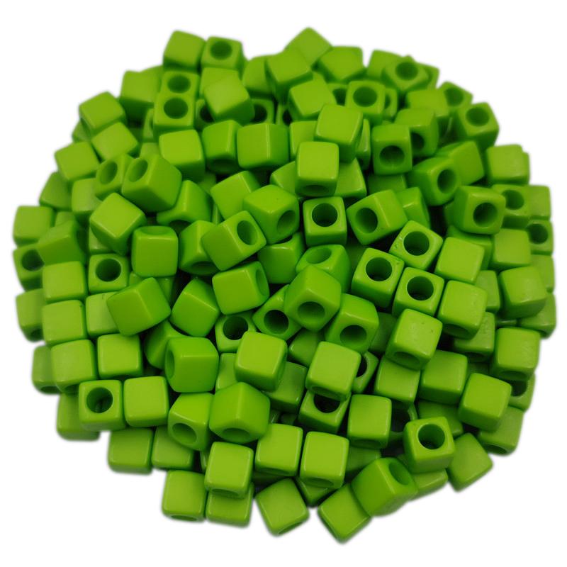 Творческие 40 шт 7 мм DIY квадратные свободные бусины подвески ожерелье браслет конфетный цвет для изготовления ювелирных изделий