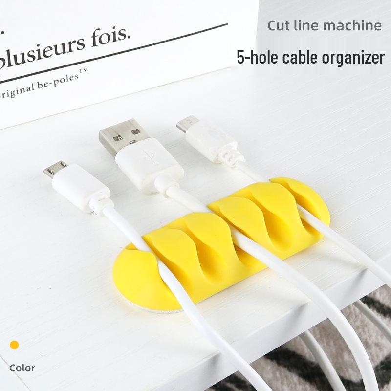 Desktop Cable Organizer and Earphone Storage Clip