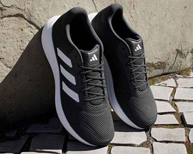 Кроссовки Response Runner Унисекс Взрослые NJG40 Core White см [Adidas] Черный/Белый/Белый (IH6100) 27,0