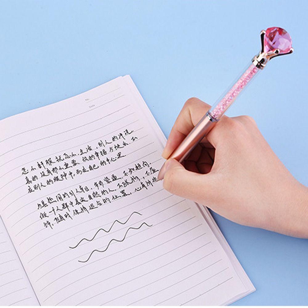 4 цвета, большие бриллиантовые подарки для студентов, алмазная ручка, 2023, металлическая шариковая ручка