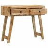 Console Table 90 x 32 x 75 cm Rough Solid Mango Wood