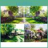 Diamond Diamond Huacan Embroidery Scenery Painting Full Square Landscape Rhinestones