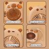 Portable Cute Capybara Fan Solid Color Cartoon Handheld Fan Gifts USB Mini Fan  Camping
