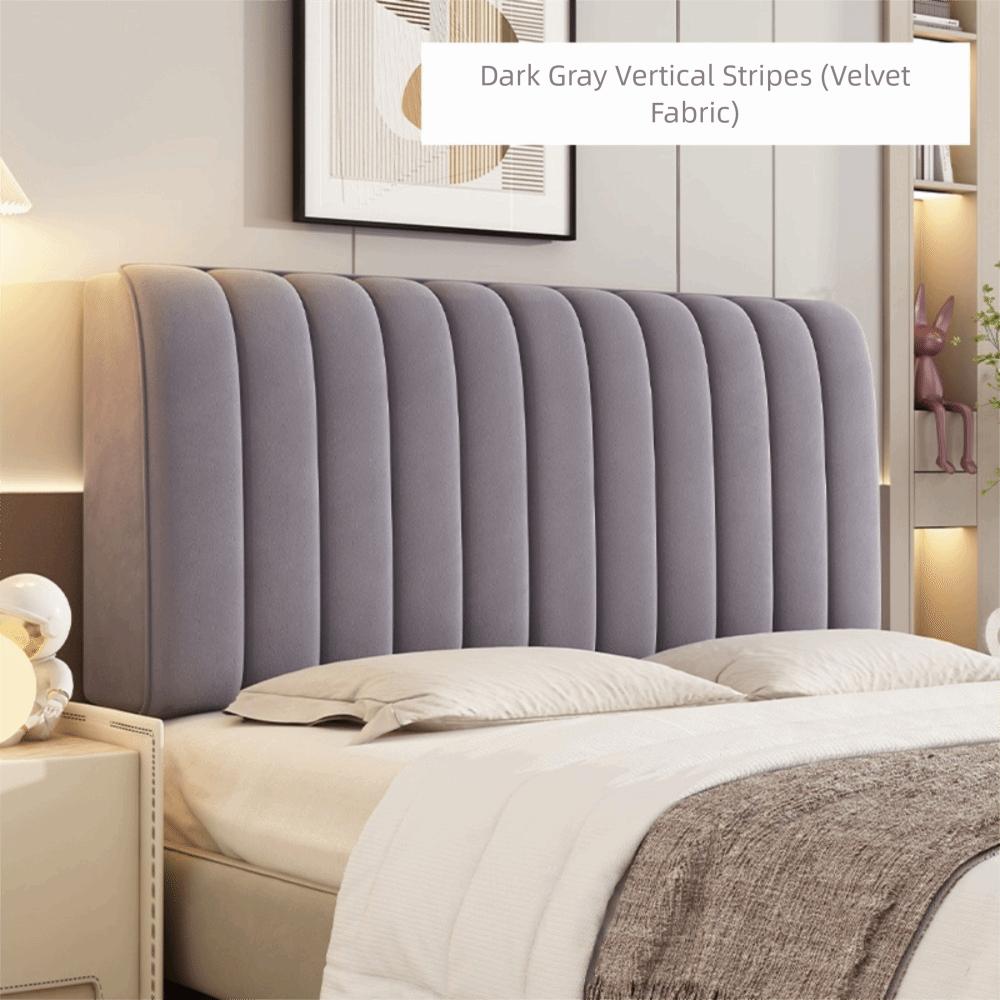 Простой стиль однотонное изголовье бархатная текстура моющийся чехол для изголовья чехол для изголовья дом