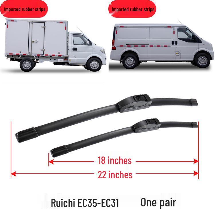 Совместимо с Ruichi EC35 и EC31 Универсальная резиновая лента для стеклоочистителя