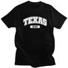 Мужская футболка в техасском collegiate стиле 1845, 100% хлопок, с юмором, streetwear, с коротким рукавом, приталенная одежда