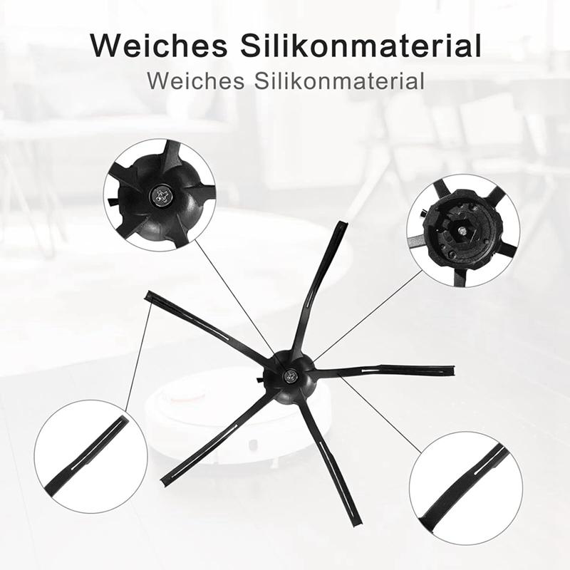 Премиальный комплект боковой щетки и фильтра для швабры для вариантов Xiaomi Roborock S7 (S7+, S7 Plus, S7 Maxv, S7 Pro, S7 Maxv Ultra, T7, T7S Plus)