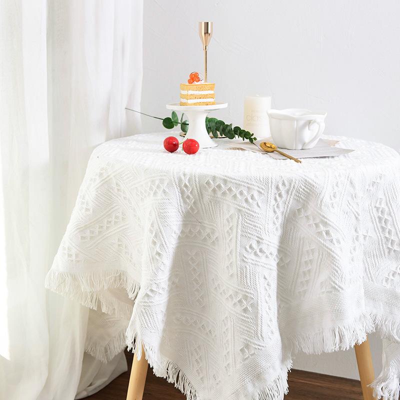 Photo Background Cloth White Ins Decorative Photography Hanging Cloth Stall Gourmet Tablecloth Props White Cloth Dessert Picnic Cloth