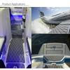 2400x450 мм коврик из ЭВА-пены для палубы лодки, яхты, автодома, самоклеящийся лист из пенопласта под тик, коврик для палубы лодки, синтетический пенопластовый коврик