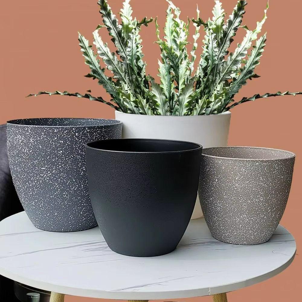 Frosted Balcony Plant Pot Large-capacity Succulent Flowerpot Plant Growth Cultivation Pot  for Home