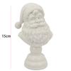 Santa Bust Christmas Tabletop Decoration Santa Figures Decorations Statue Decor for Home Living Room Bedroom Kitchen Mantel