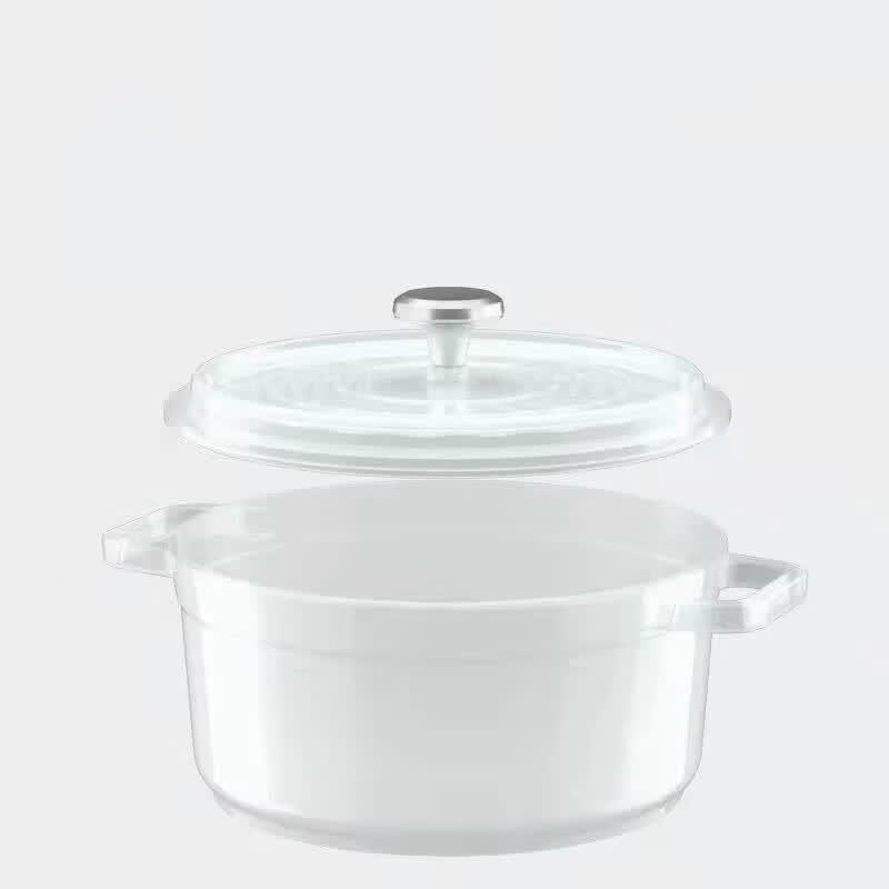 Чугунная эмалированная кастрюля Shangheng