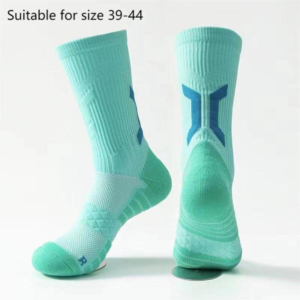 1Pair Towel Sports Socks Breathable Compression Socks New Pressure Sock  Men Women